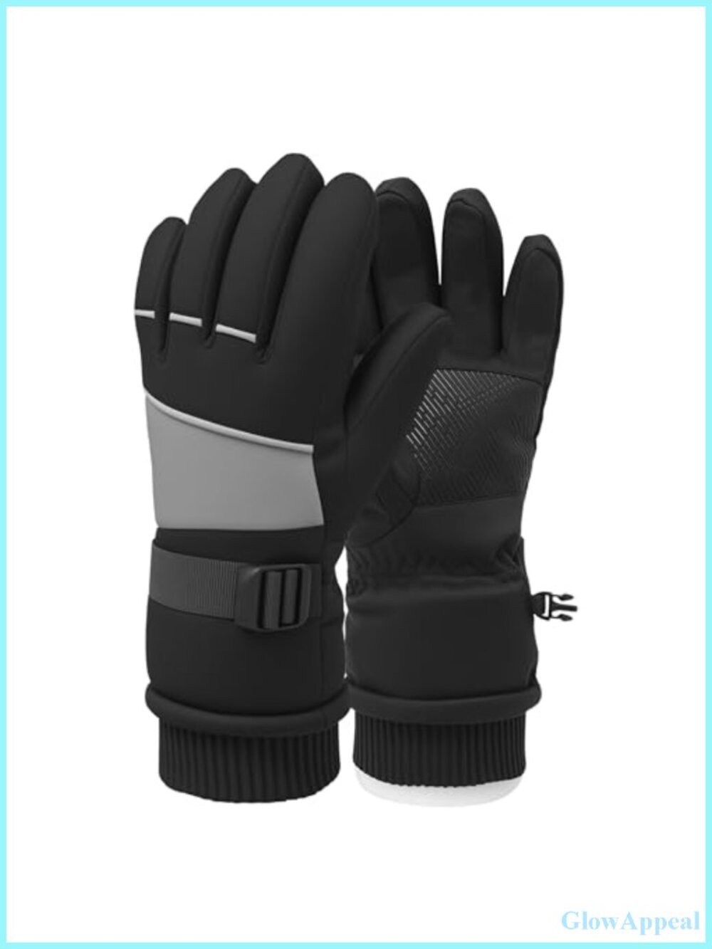 Winter Waterproof Ski Snow Warm Gloves, Windproof Thermal Touchscreen, for